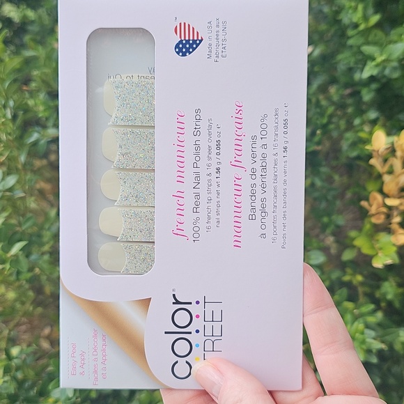 Color Street Other - Color Street Glitter French Manicure Nail Polish Strips Stickers